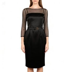 Chic Black Long Sleeve Dress